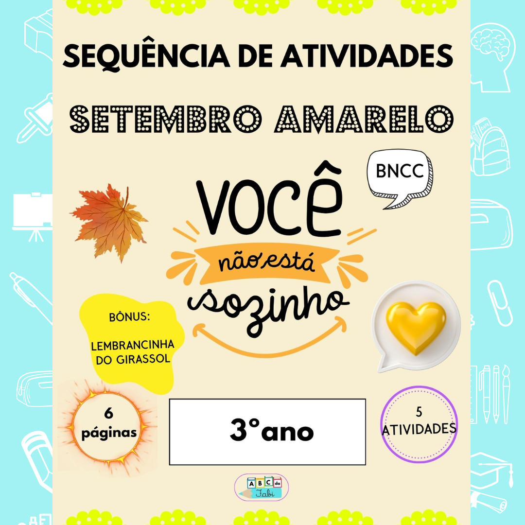 SETEMBRO AMARELO 3º ANO