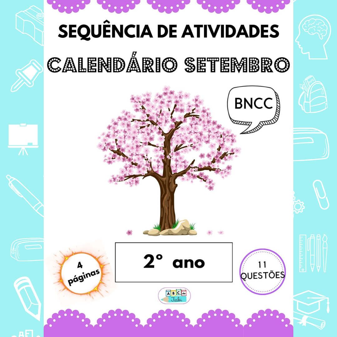 CALENDÁRIO SETEMBRO 2º ANO