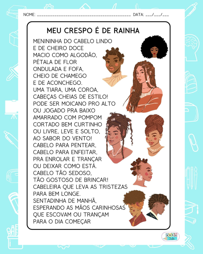MEU CRESPO É DE RAINHA – 2º ano – ABC da Fabi – Recursos Pedagógicos ...