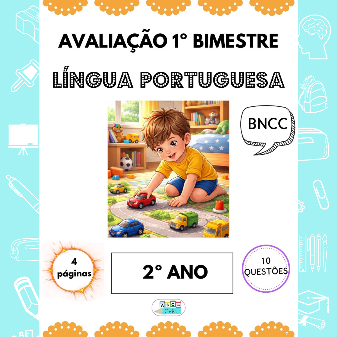 Avaliação Língua Portuguesa 2º ano 1º bimestre