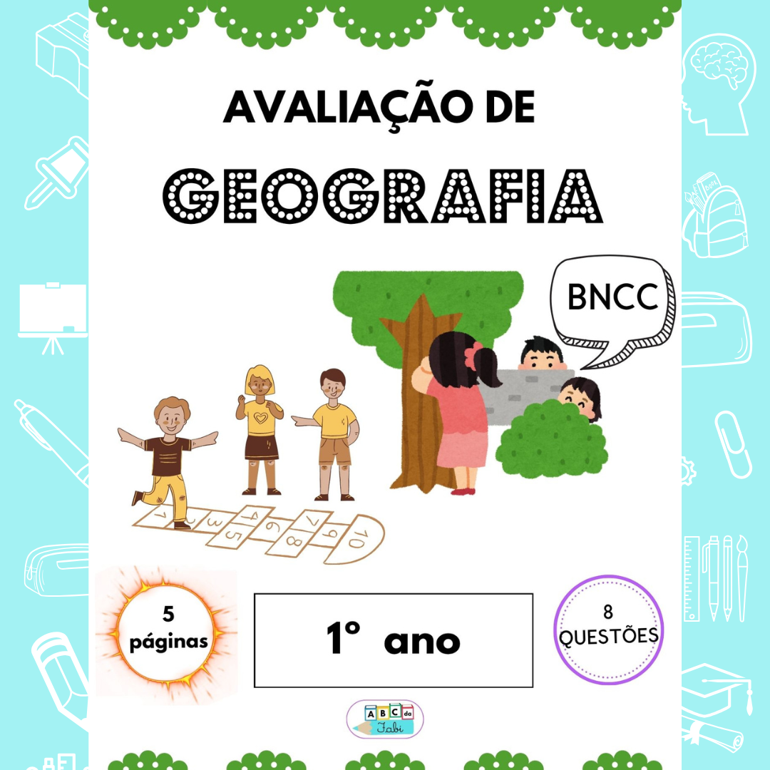 Avaliação Geografia 1º ano