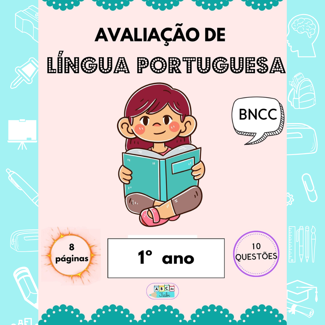 Avaliação de Língua Portuguesa 1º bimestre 1º ano