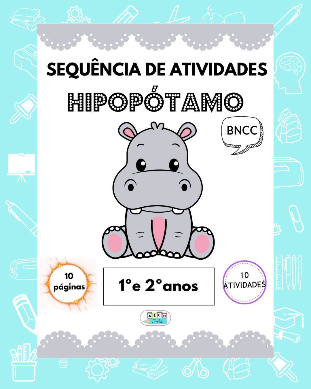 Letra H  – O hipopótamo