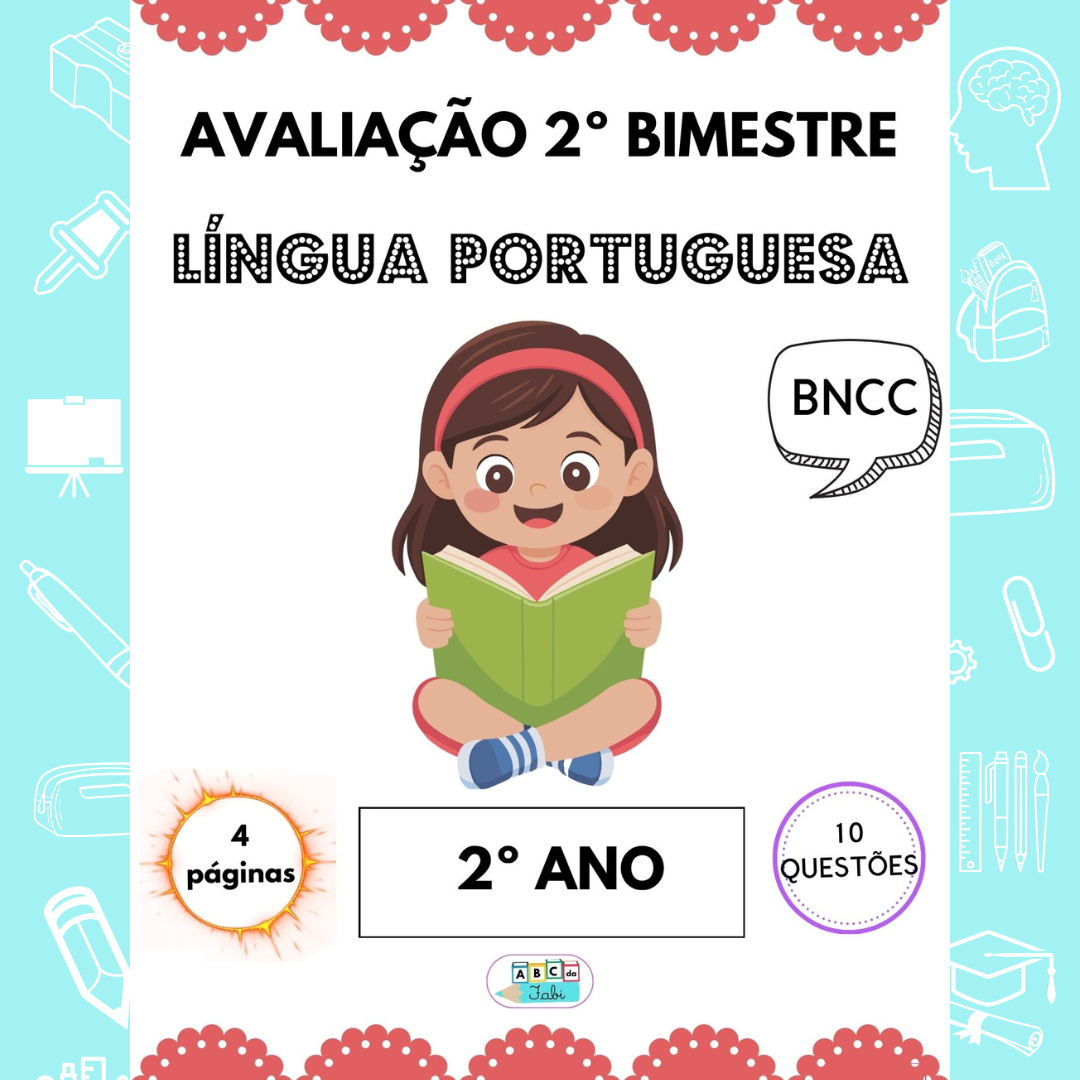 Avaliação Língua Portuguesa 2º ano - 2º bimestre