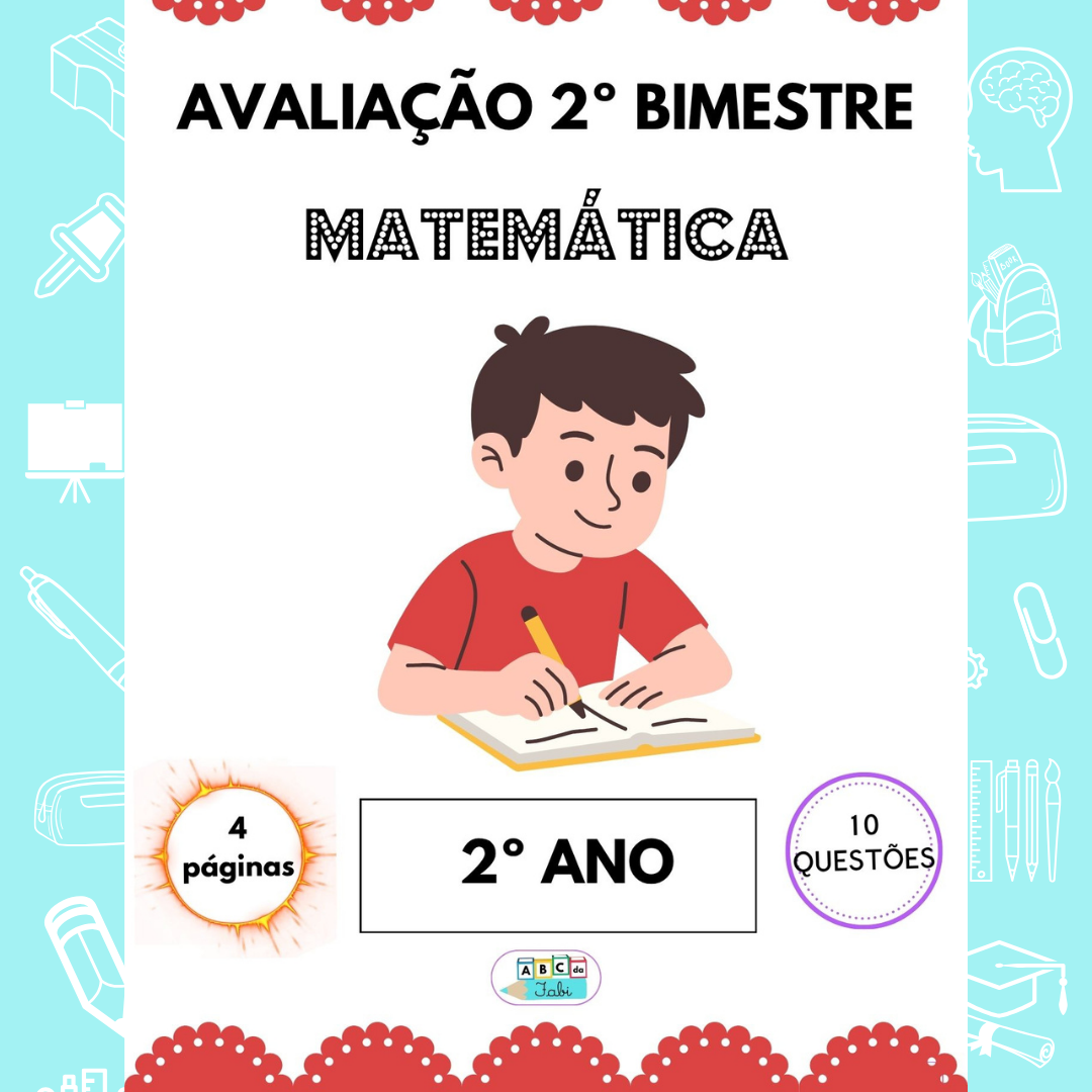 Avaliação Matemática 2º ano - 2º bimestre