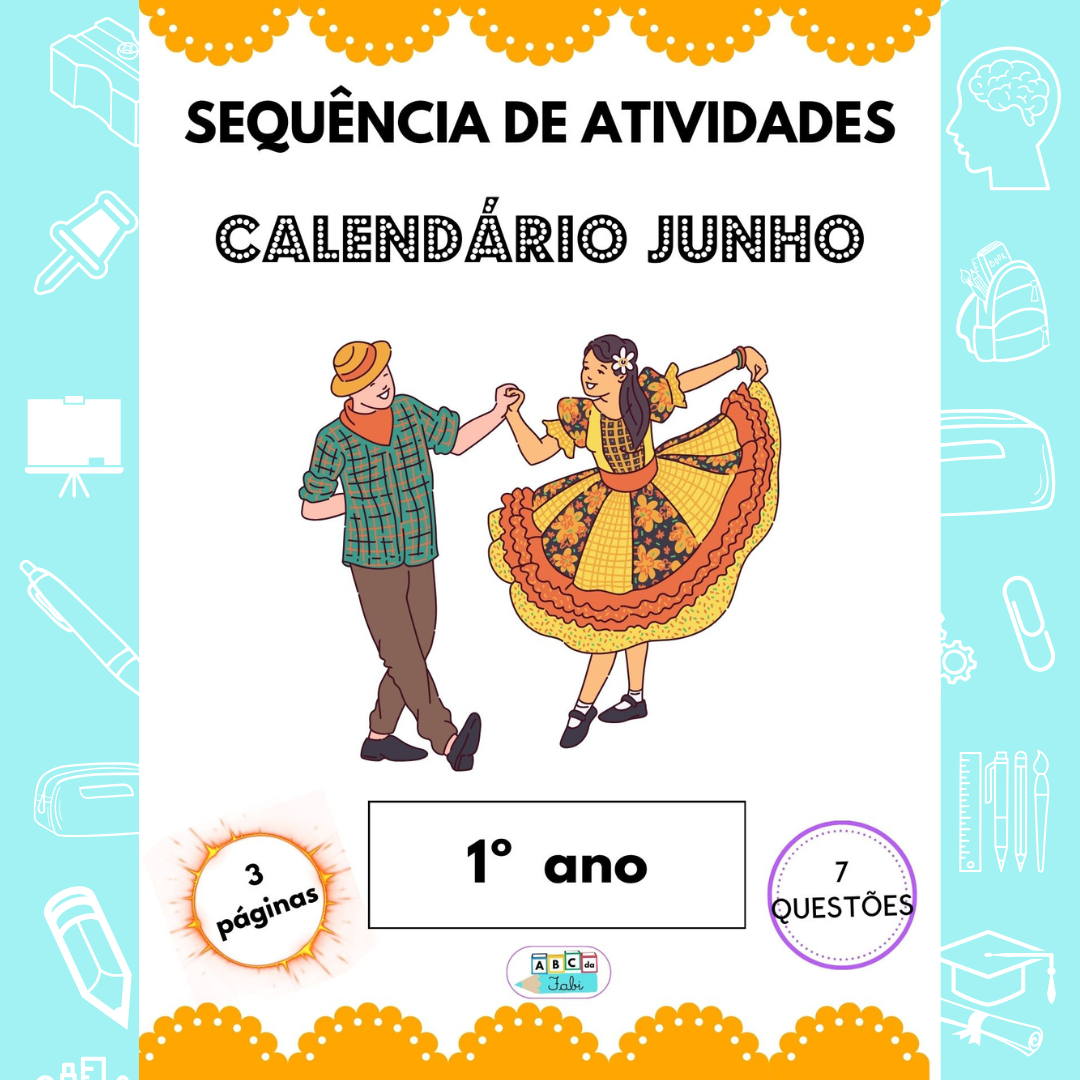 Calendário Junho 1º ano