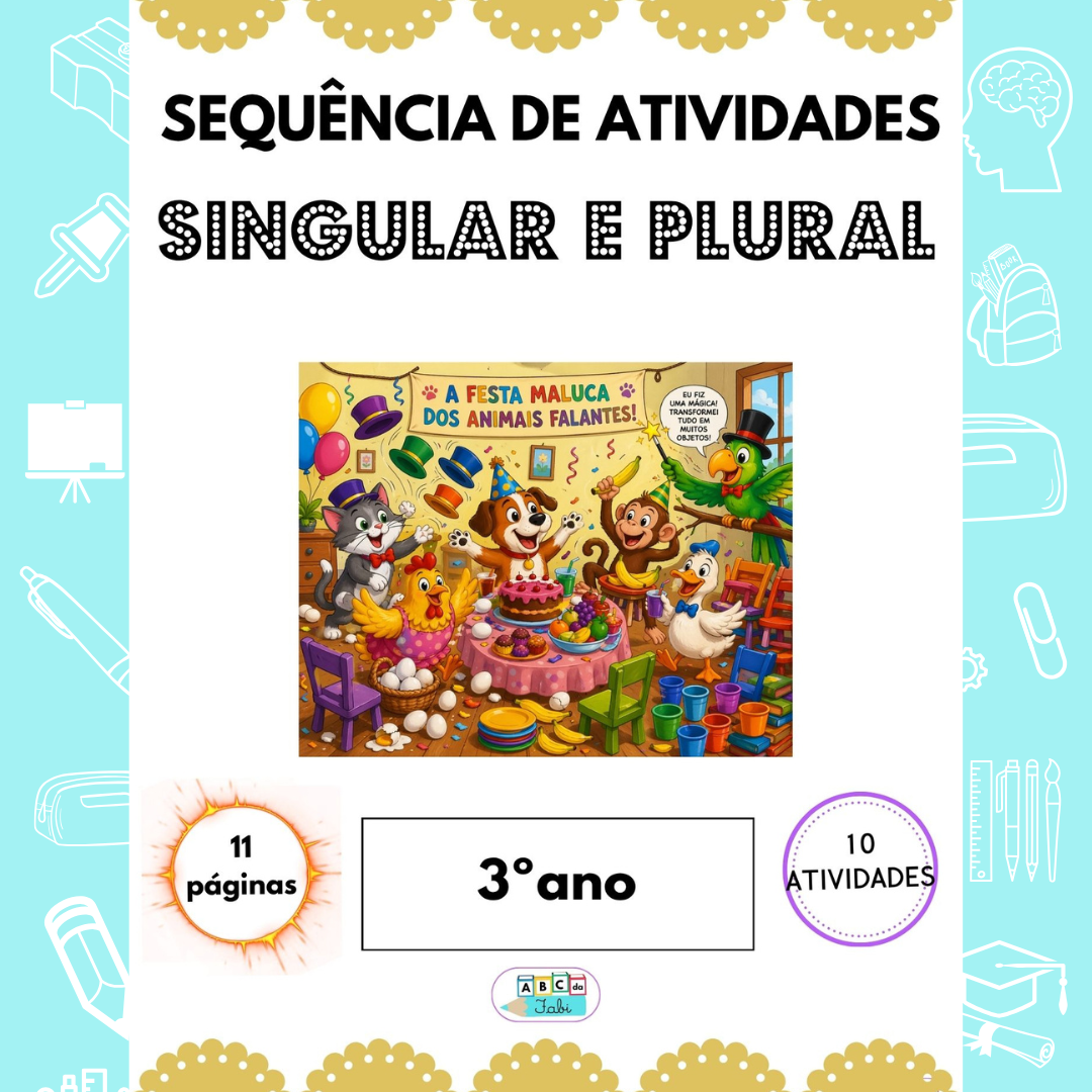 Singular Plural 3º ano