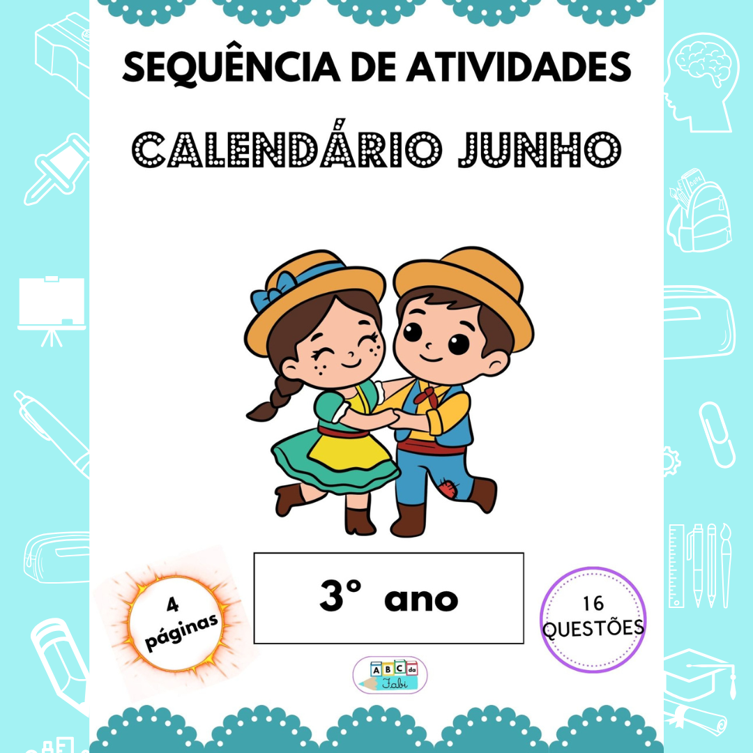 Calendário Junho 3º ano