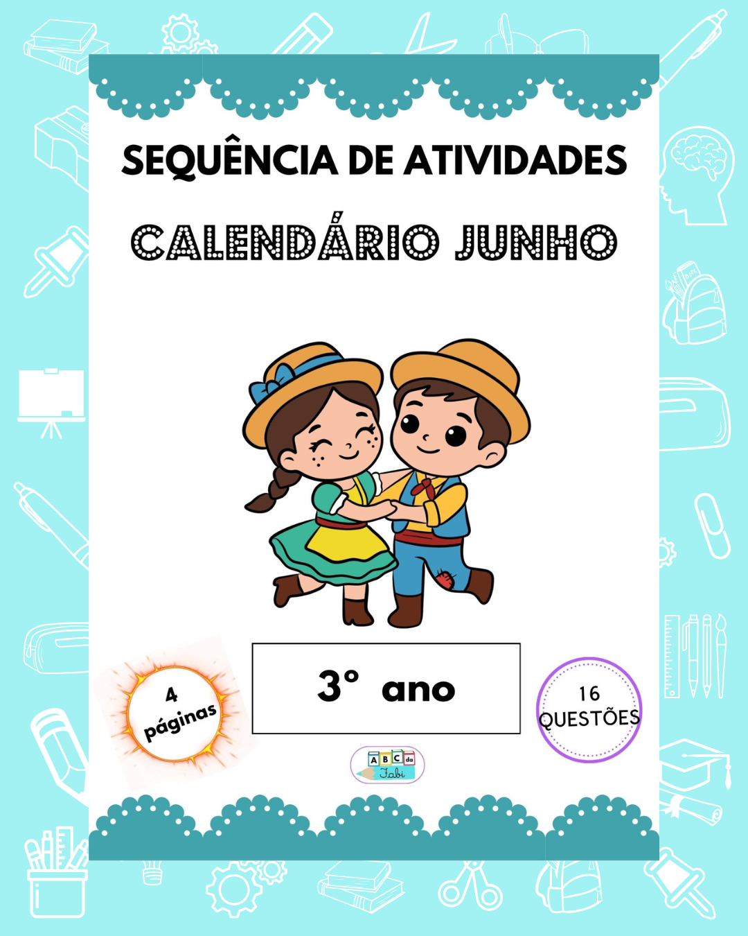 Calendário Junho 3º ano