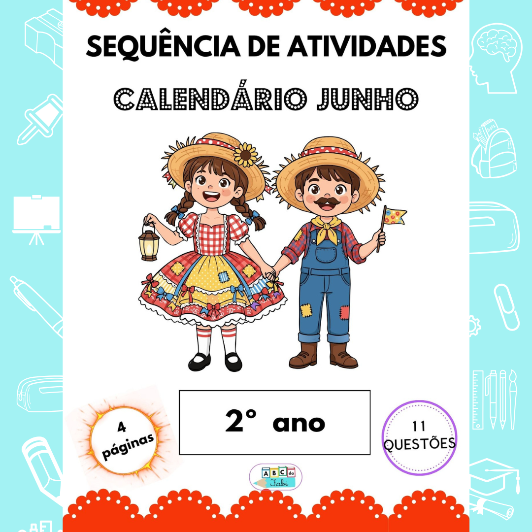 Calendário Junho 2º ano