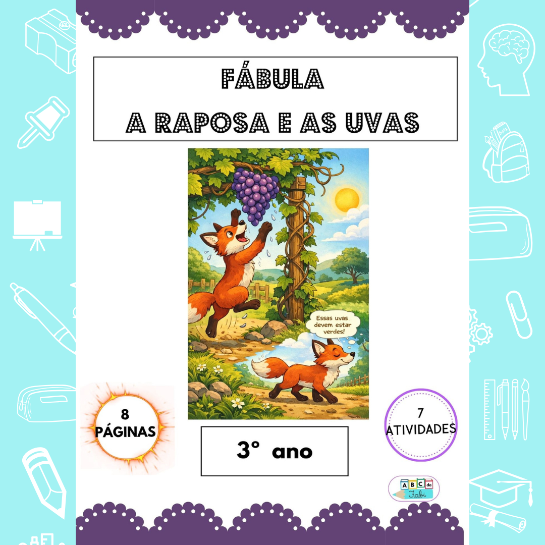 A raposa e as uvas 3º ano