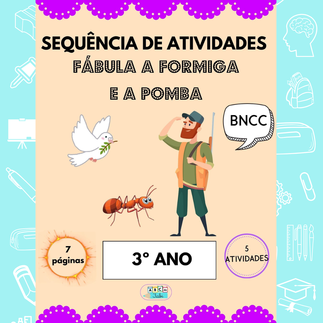 Fábula A formiga e a pomba 3º ano