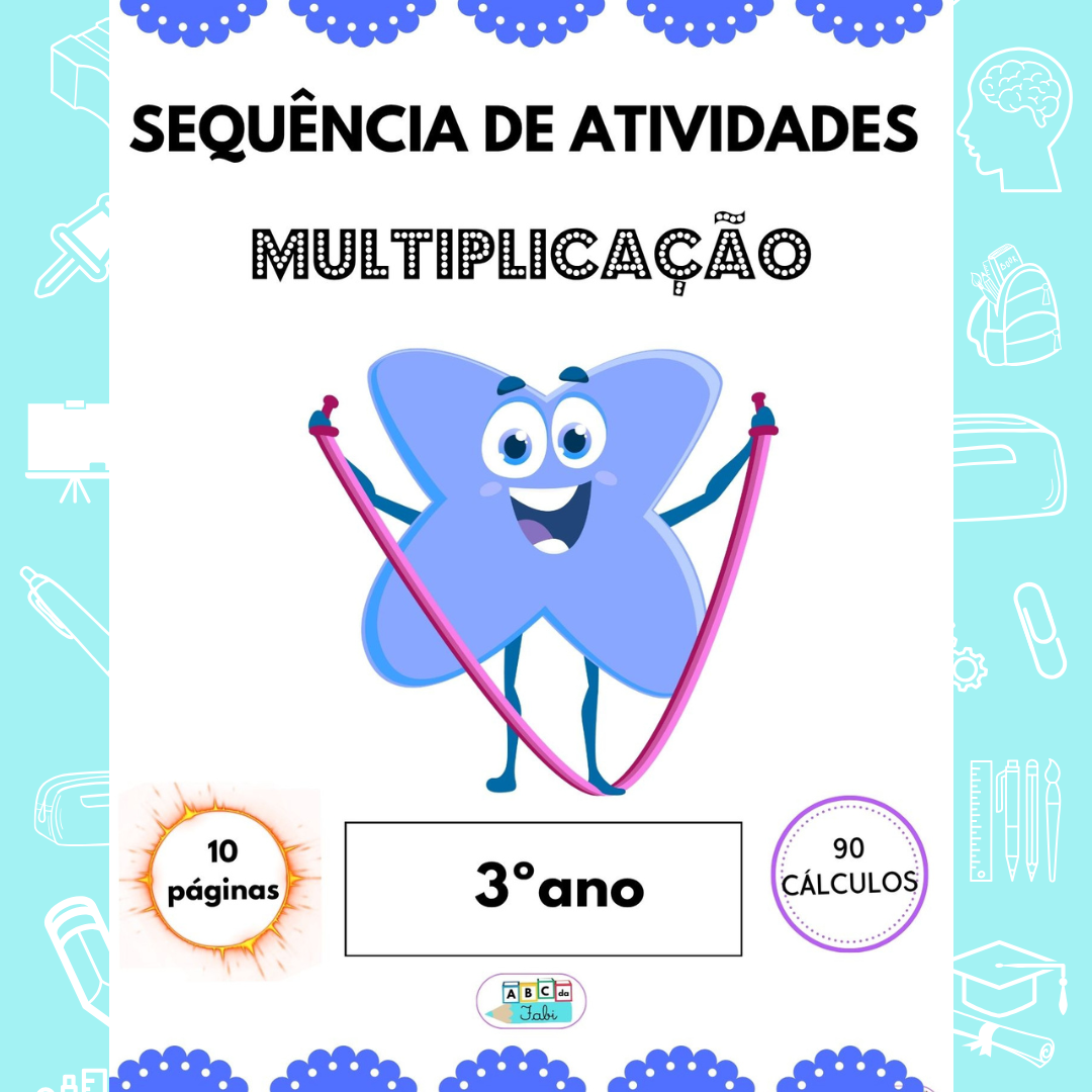 Cálculos Multiplicação 3º ano